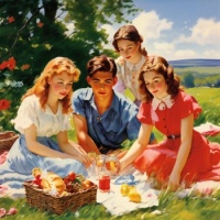 A Picnic with Friends