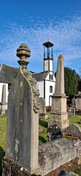 Dalserf Parish Church and Gravestones