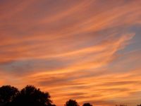 Setting sun