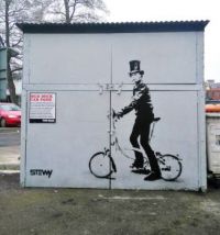 The Bicycle Graffiti Man