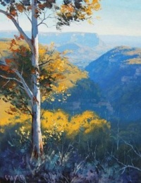 The Grose Valley  ~  Graham Gercken (Australian, 1960...active)