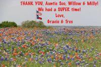 Gracie & Tres:  Thank YOU!!!!