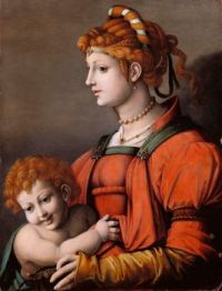 Portrait of a Woman and Child Allegory of Liberality