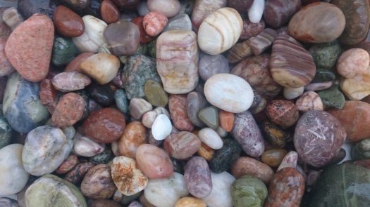 Pebbles from Llandudno, Wales
