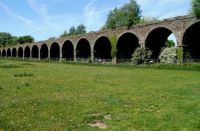 Arches of a former railway viaduct, Monmouth