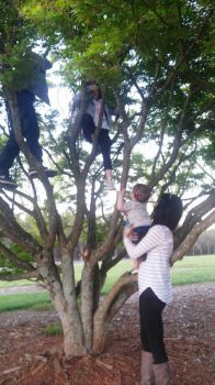 Baby First Tree Climb