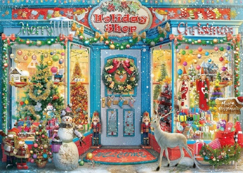 Solve Boutique de noël jigsaw puzzle online with 475 pieces