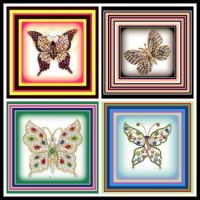 More Beautiful Butterfly Brooches