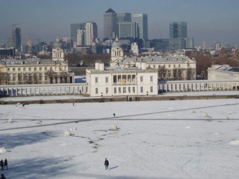 Winter Coat, central London from Greenwich