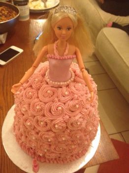 A Barbie cake