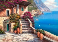 Amalfi Seaside by Ernesto De Michele