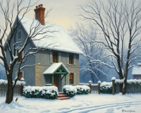 House in the snow