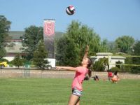grass court volleyball   two-on-two