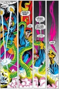 Panel sequence from Doctor Strange (Vol. 2) #1 (1974)