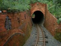 Coromandel train tunnel, New Zealand