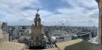 View across Liverpool from the Royal Liver Building