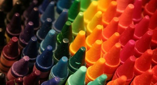 Rainbow of Crayons