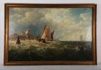 Edward Moran—Fort Tilbury on the Thames, 1863