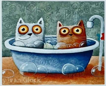 CATS IN THE BATHTUB