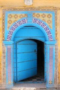 Door in Essaouira, Morocco, by herr_hartmann