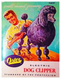 Vintage ad  - Oster Electric Dog Clipper