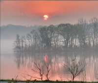 Mississippi River, Le Claire Iowa