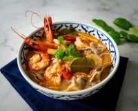 ต้มยำกุ้ง TomYamKung : Thai Prawn Soup