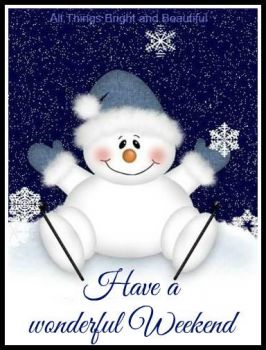 Image result for have a beautiful  winter weekend