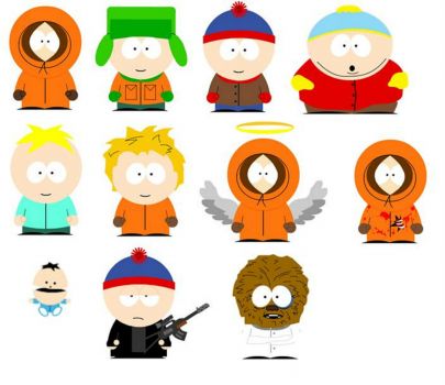 south_park_characters_by_spidey2099