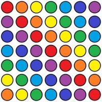 Geometry art, Rainbow Polka Dots
