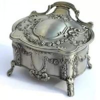 music box pz silver chest