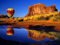 Hot air balloon in Arizona