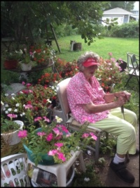 Mom loved flowers