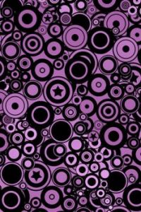 black and purple funky bubbles