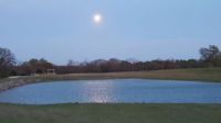 Mar 23rd - Moonrise over Texas stock pond