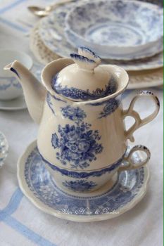 Blue and White Teapot