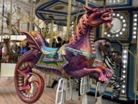Horse Dragon on Merry-Go-Round in Love Park, Phila, PA