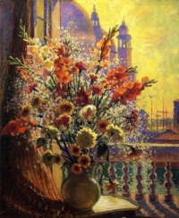 William Samuel Horton - (American, 1865 Grand Rapids, Michigan - 1936 Paris) - Still Life in Venice, c. 1920.