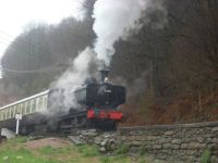 Pannier tank 9681 on the Dean Forest Railway