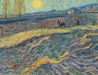 Vincent van Gogh (1853-1890) - Labourers dans un champ, 1889