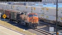 Mikeys RailWorld-BNSF SB K-Line Covered Hopper Train-001-02-14-2024