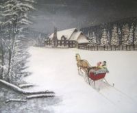 One Horse Open Sleigh