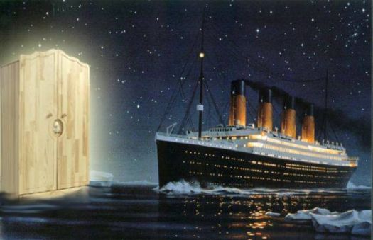 This wasn't an iceberg sank the Titanic