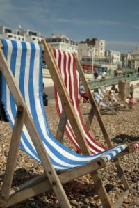 Deck Chairs, Brighton Beach ~ Summer 2014