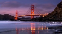 The Golden Gate Bridge, San Francisco, California by Serge Ramelli