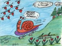Tweet Hearts with Rudy the Racing Snail