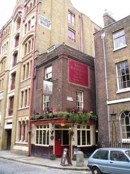The Town of Ramsgate Pub, Wapping, London.  Photo by canalandriversidepubs co uk