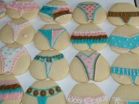 bikini pantie cookies