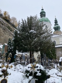 St. Peter’s Abbey, Salzburg in winter