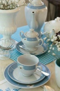 Tea Set In Blue